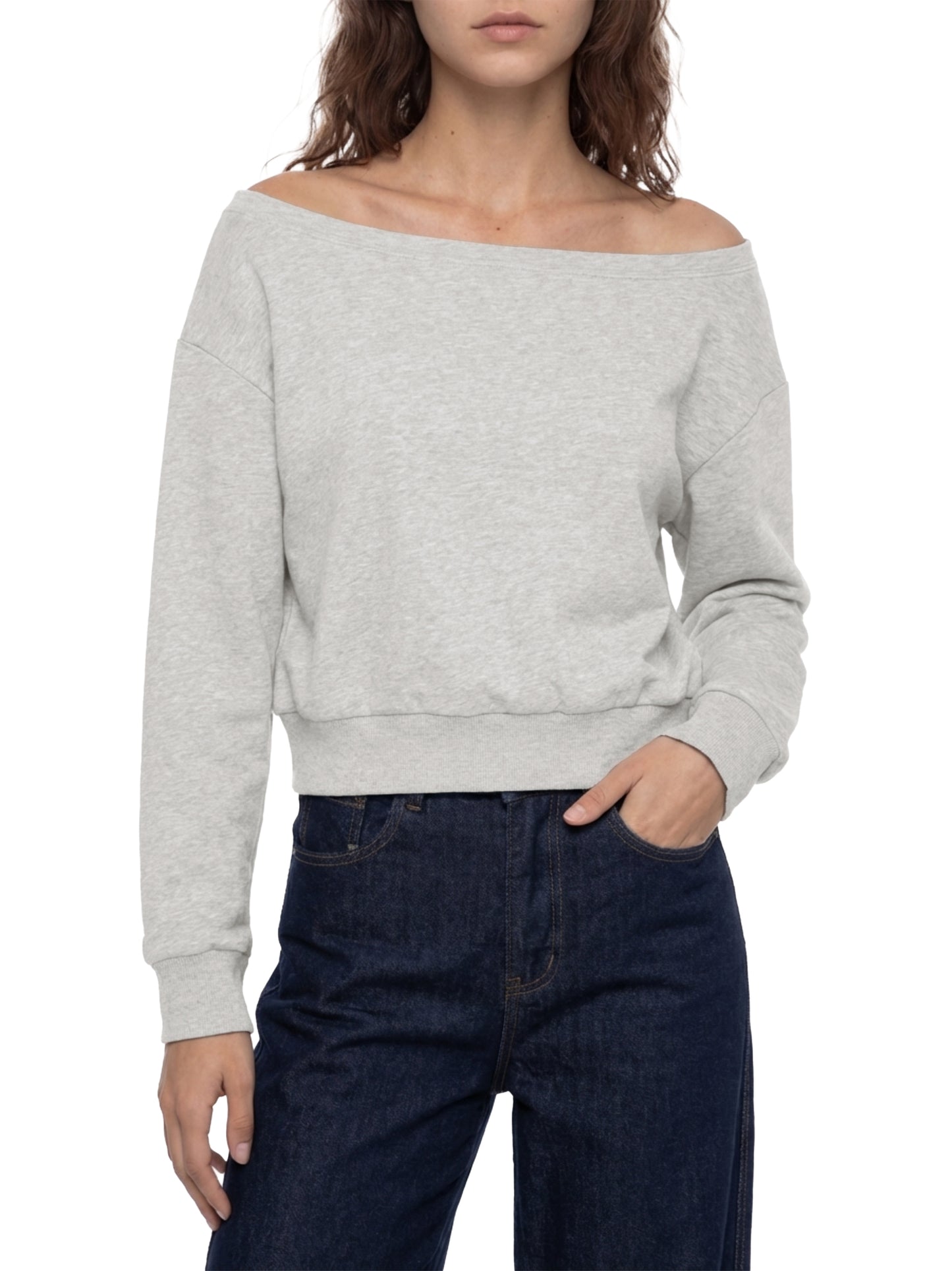 Fallen Shoulder Sweatshirt